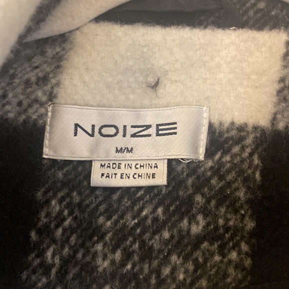 Noize Vegan Wool Kort Coat Size Medium - Picture 4 of 7